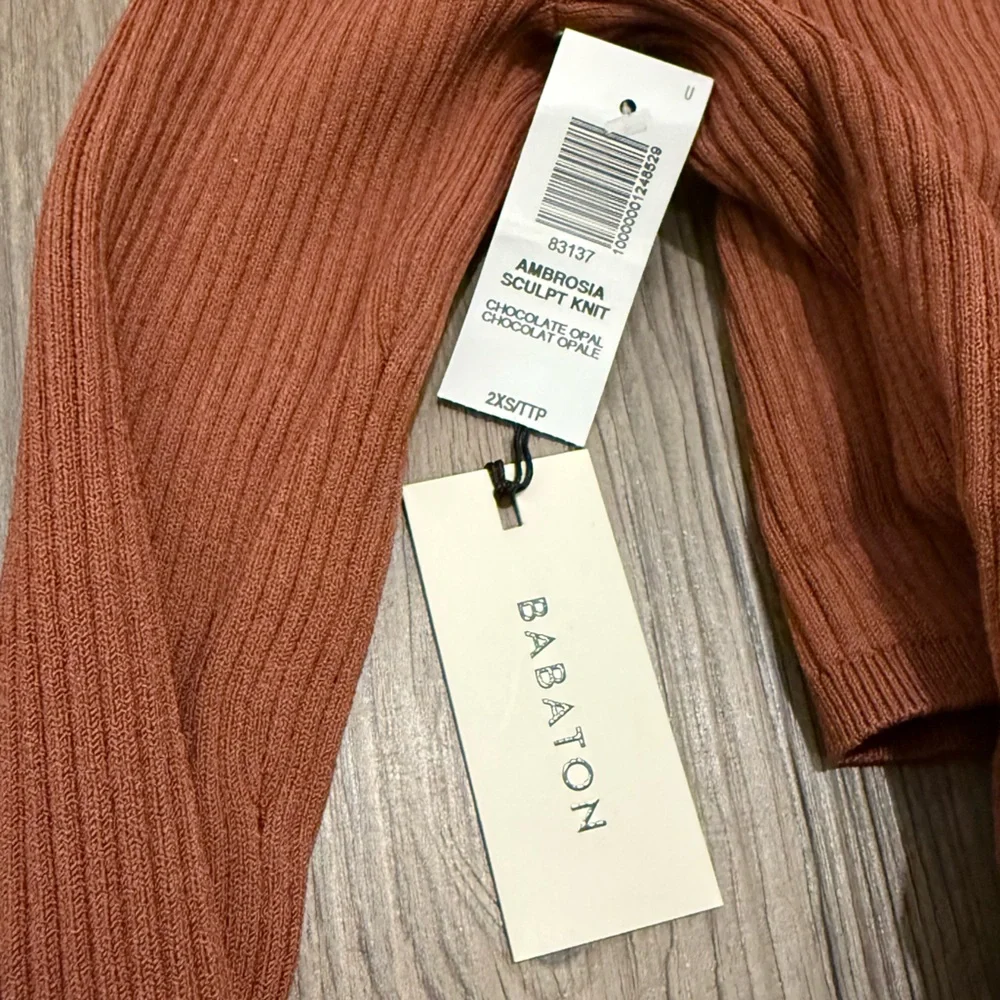 Babaton Ambrosia Sculpt Knit Chocolate Opal NWT